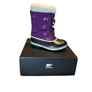 NEW Sorel Yoot Pac Nylon Waterproof Insulated Snow Boots Youth US Size 5